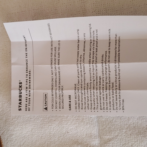 NWT 2022 Anniversary Spring Starbucks Stainless Steel travel cup - Picture 6 of 7